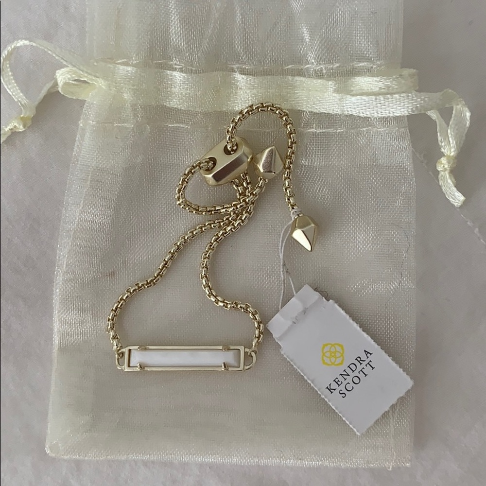 White Kendra Scott Bracelet
